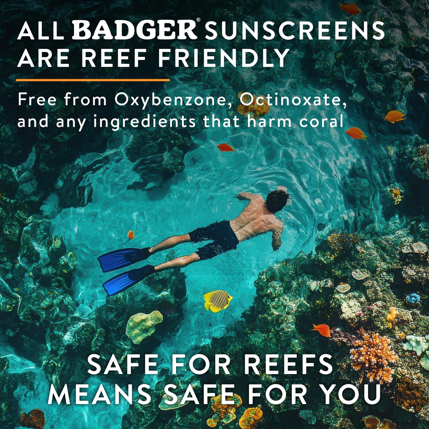 Badger Kids Mineral Sunscreen Combo, SPF 40 Cream + SPF 35 Kids Face Stick, 98% Organic Ingredients with Mineral Zinc Oxide, Water Resistant, Reef Safe Broad Spectrum, Tangerine & Vanilla Scent