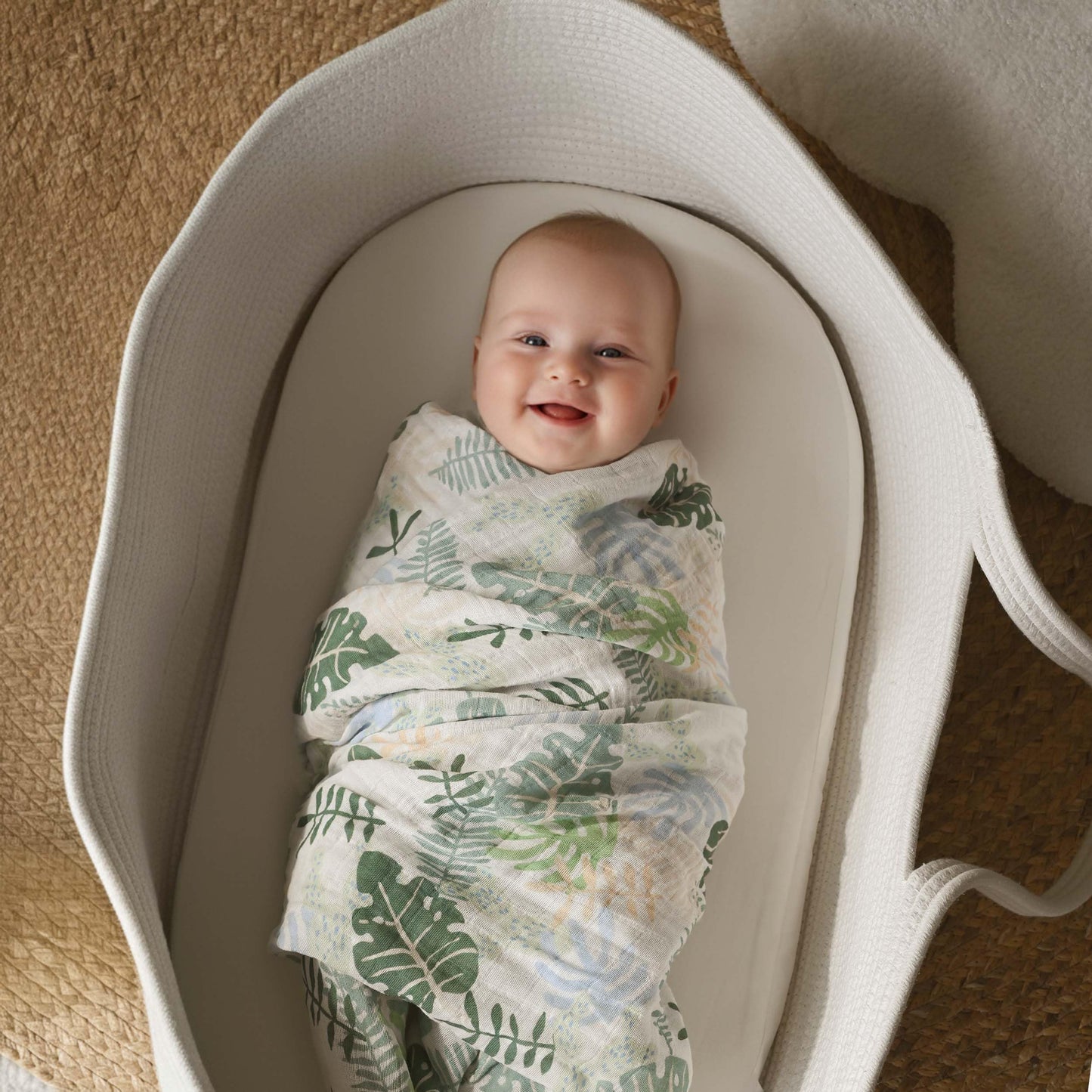 CIVARUA KIDS Muslin Swaddle Blankets for Newborn, 4 Pack Cotton Baby Blankets Neutral, Large 31.5 x 43.3 Breathable Soft Receiving Blanket, Essentials Swaddle Wrap Burping Clothes, Sage Green