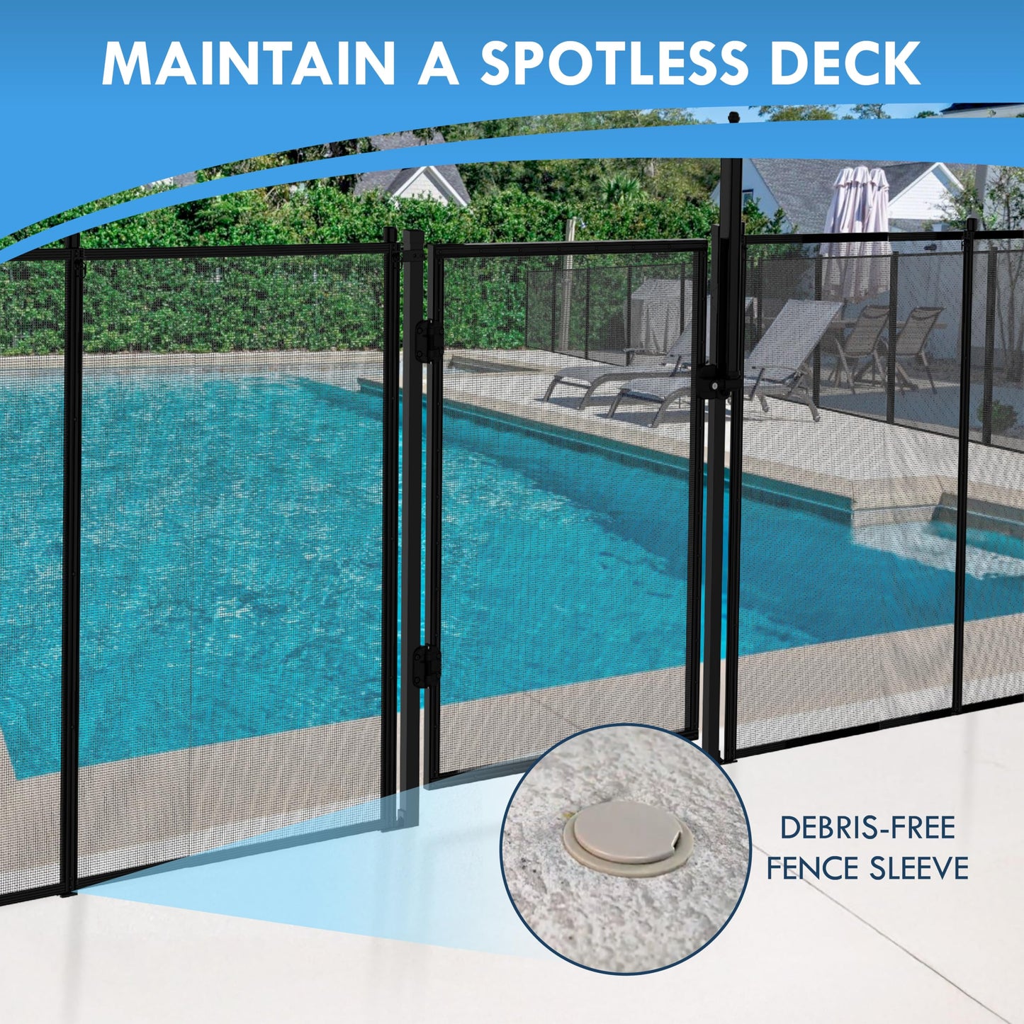 Pool Fence Caps – Putty 25 Pack of 1-Inch Pool Fence Hole Caps – Used for Covering Deck Sleeves in Safety Fencing – Protects Pool Areas When Fence is Removed – Compatible with Most Systems