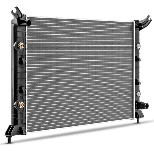 DWVO Radiator Compatible with 2011 2012 2013 2014 2015 2016 2017 2018 2019 Chevrolet Silverado 2500 HD 3500 HD 2011-2019 GMC Sierra 2500 HD 3500 HD 6.0L V8 CU13301