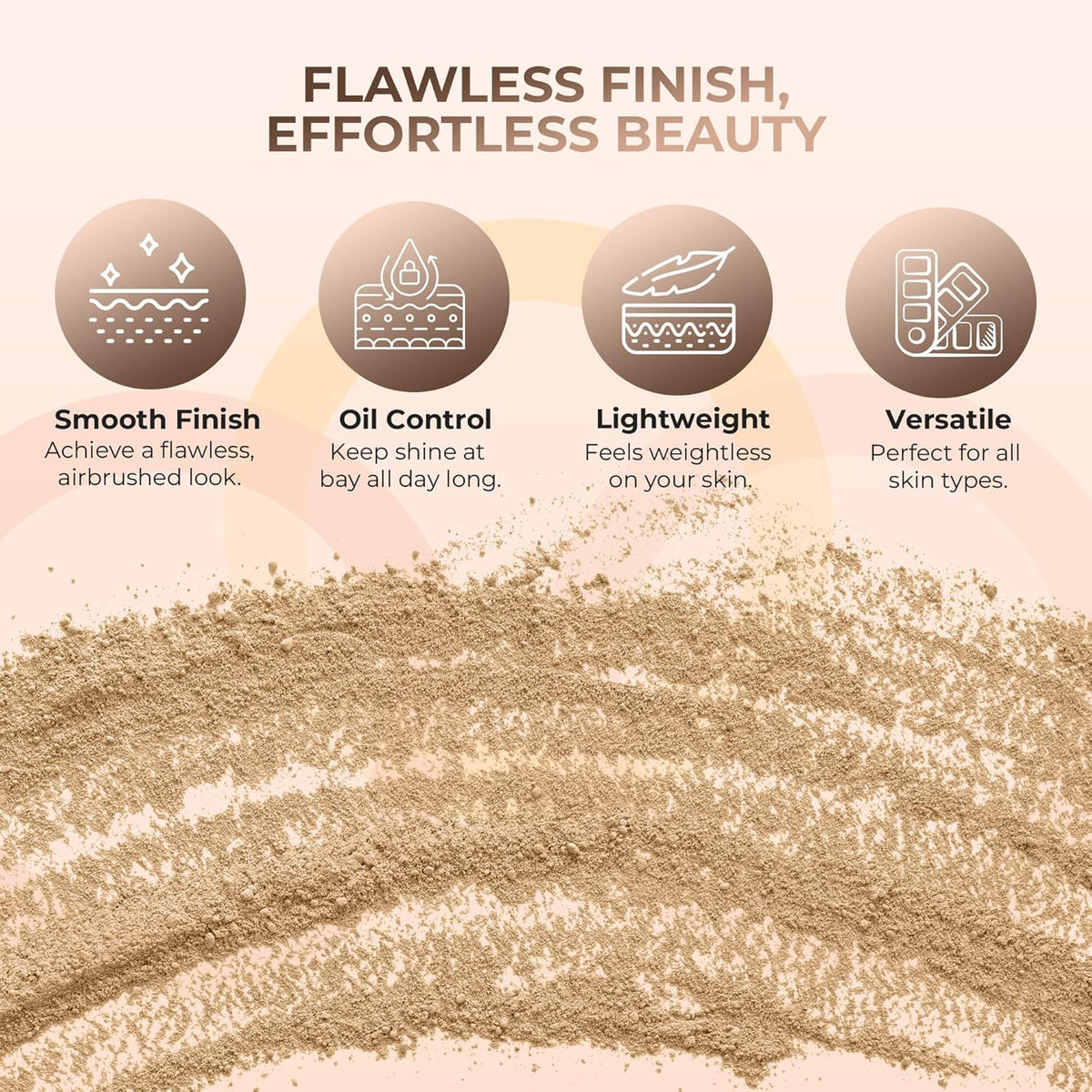 Foundation Powder Refill (BEIGE)(12 Gram Bag) By Sweet Face Minerals, Lightweight Mineral Loose Makeup Powder with SPF 20, Full Coverage Flawless Finish, Talc-free, Cruelty-Free, Refillable Pouch