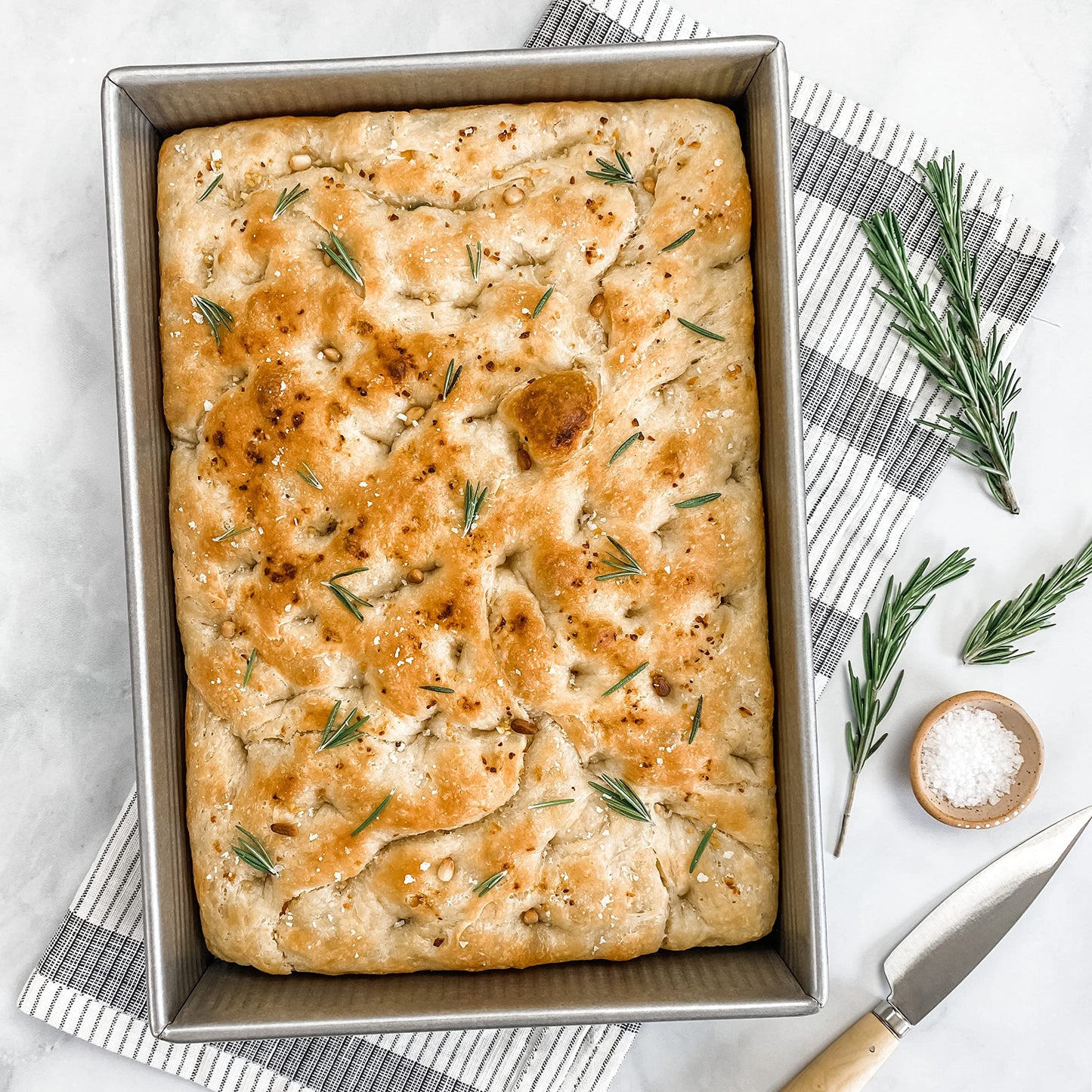 USA Pan Bakeware Rectangular Cake Pan, 9 x 13 inch, Nonstick & Quick Release Coating, Aluminized Steel