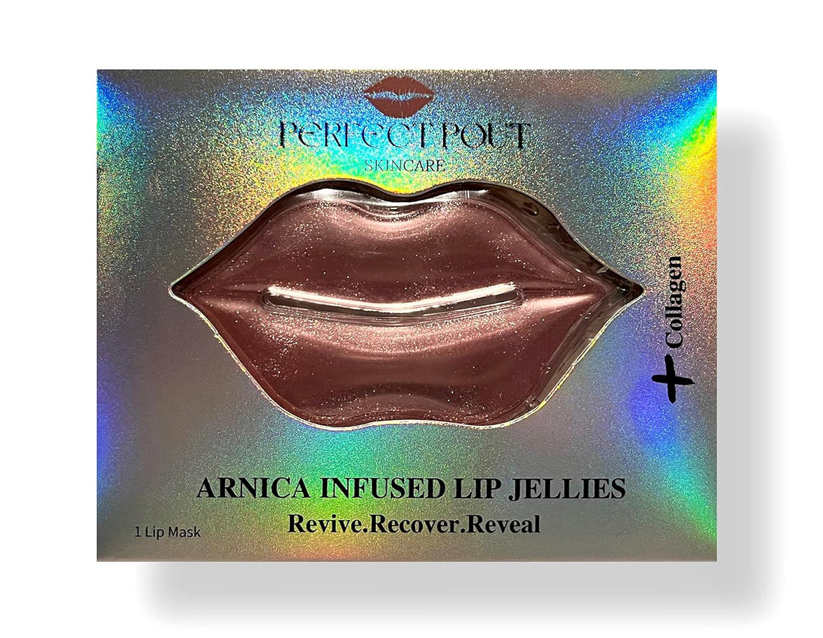 Natural Arnica and Collagen Lip Jellies Lip Mask | Lip Care | Moisturizes & heals lips | reduces fine lines | lip filler recovery | arnica infused lip mask | anti-aging