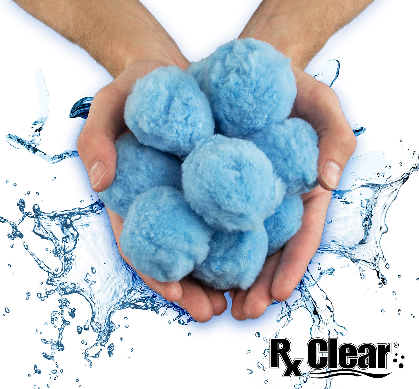 Rx Clear Blue Luster Filter Media for Swimming Pool Sand Filters | Alternative to Sand and Filter Glass | Specialty Technology Helps Keep Pools Clean | Lasts for Several Seasons | Individual Pack