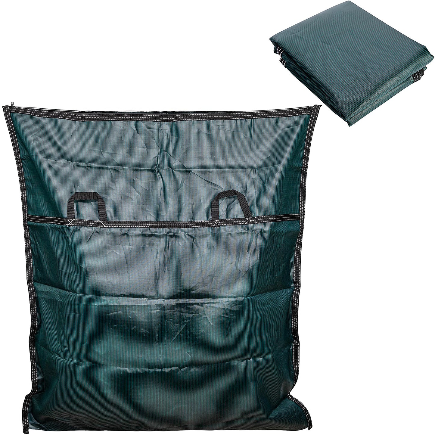Adnee Pool Safety Cover Stowaway Bag with 4 Carry Handles,48x57 Inch Waterproof Pool Cover Storage Bag, Pool Cover Stowaway Bags for Pool Covers Packing