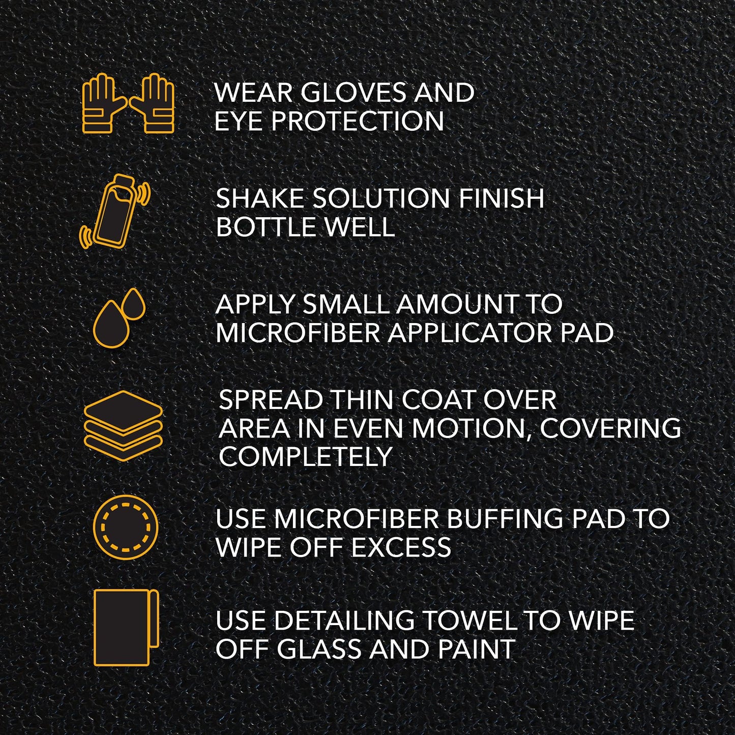 Solution Finish - Black Plastic & Vinyl Trim Restorer - Use for Car and Truck Detailing, No Wet Look, Instantly Revives Color to Trim, Bumpers, Mud Flaps, Etc., Black (12 oz)