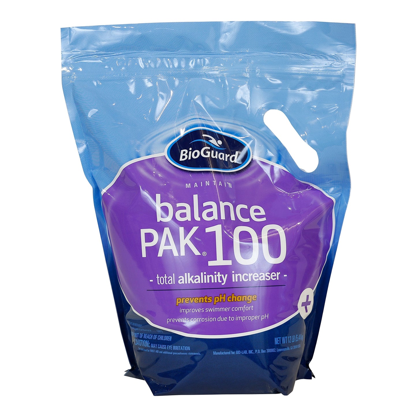 BioGuard Balance Pak 100, 12 lb, Total Alkalinity Increaser, Prevents pH Change & Corrosion, Improves Swimmer Comfort