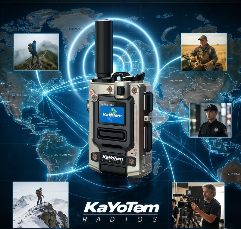（Lifetime Free） Nationwide Walkie Talkie - Rapid PTT Unlimited Range Long Distance Global POC Two Way Radio for Family, Business, Outdoor Use, FCC Certified, Durable with Long Battery Life（9-Pack）