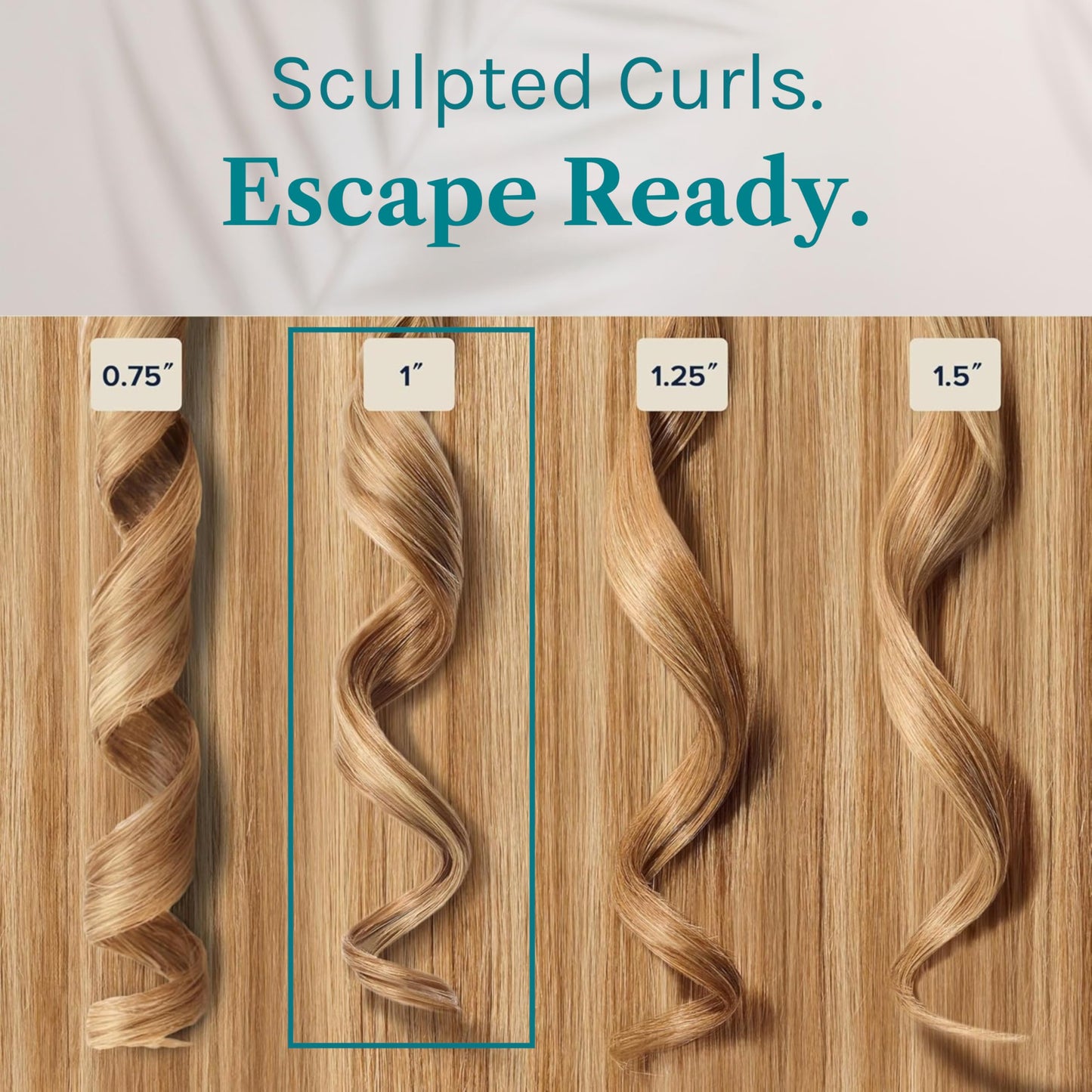 Bio Ionic Long Barrel Styler, 1" Curling Iron with Moisture Heat Technology & NanoIonic MX, Verstatile Curling Wand with Longer Barrel for Large Sized Soft Curls & Waves, Limited Edition Teal Tides