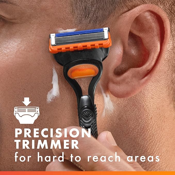 Gillette Fusion5 Men's 5-Blade Razor, 1 Razor Handle, 3 Blade Refills