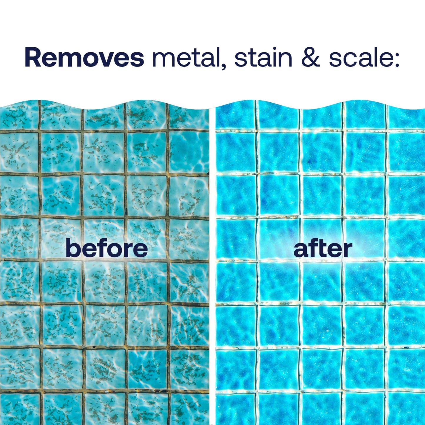 HTH 67218 Swimming Pool Care Metal, Stain & Scale Control - Prevents Metal Staining and Scale Build Up, Removes Fresh Metal & Copper Stains, Compatible with All Swimming Pools, 32oz