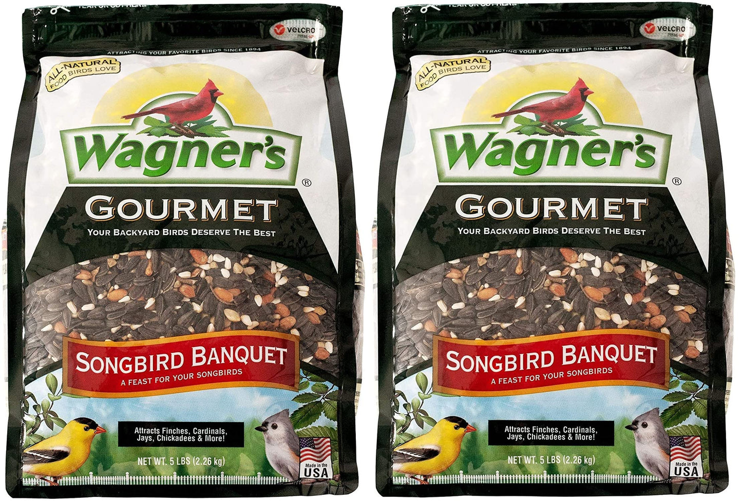 Wagner's 22042 Songbird Banquet Wild Bird Food, 5-Pound Bag, (Pack of 2)