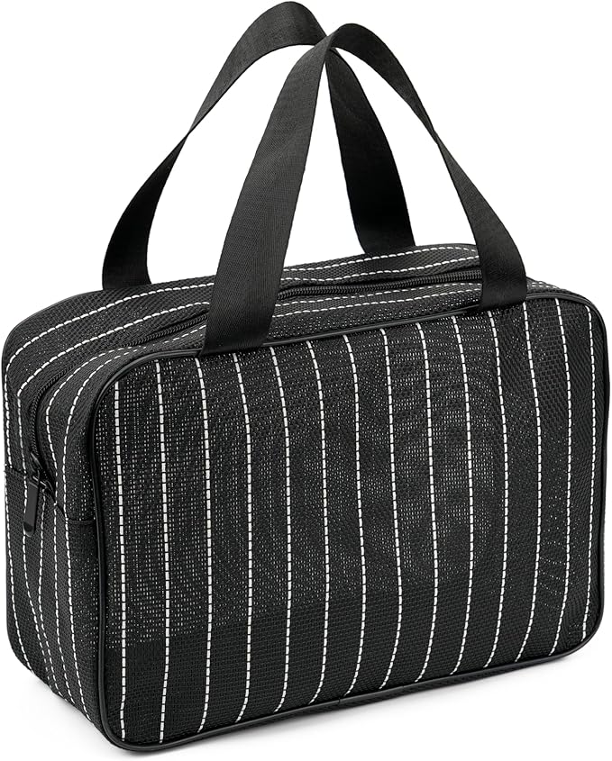 REDSINDA Mesh Shower Caddy Bag for Bathroom Gym Camping Portable Travel Mesh Toiletry Bag for Women Men