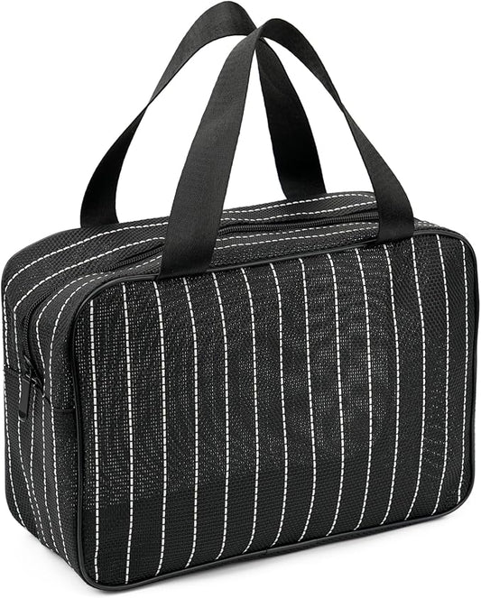 REDSINDA Mesh Shower Caddy Bag for Bathroom Gym Camping Portable Travel Mesh Toiletry Bag for Women Men