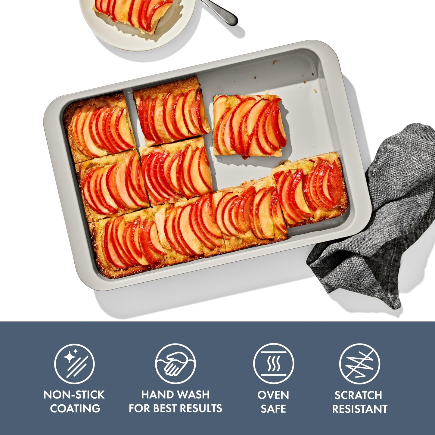OXO Good Grips Non-Stick Pro Ceramic Coated Metal Bakeware 9” x 13” Cake Pan – Storm Blue
