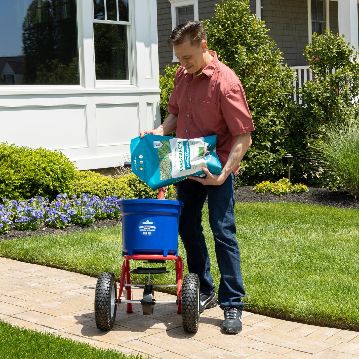 Jonathan Green (16007) Veri-Green Starter Fertilizer for Seeding & Sodding - 12-18-8 Starter Lawn Fertilizer (5,000 Sq. Ft.)