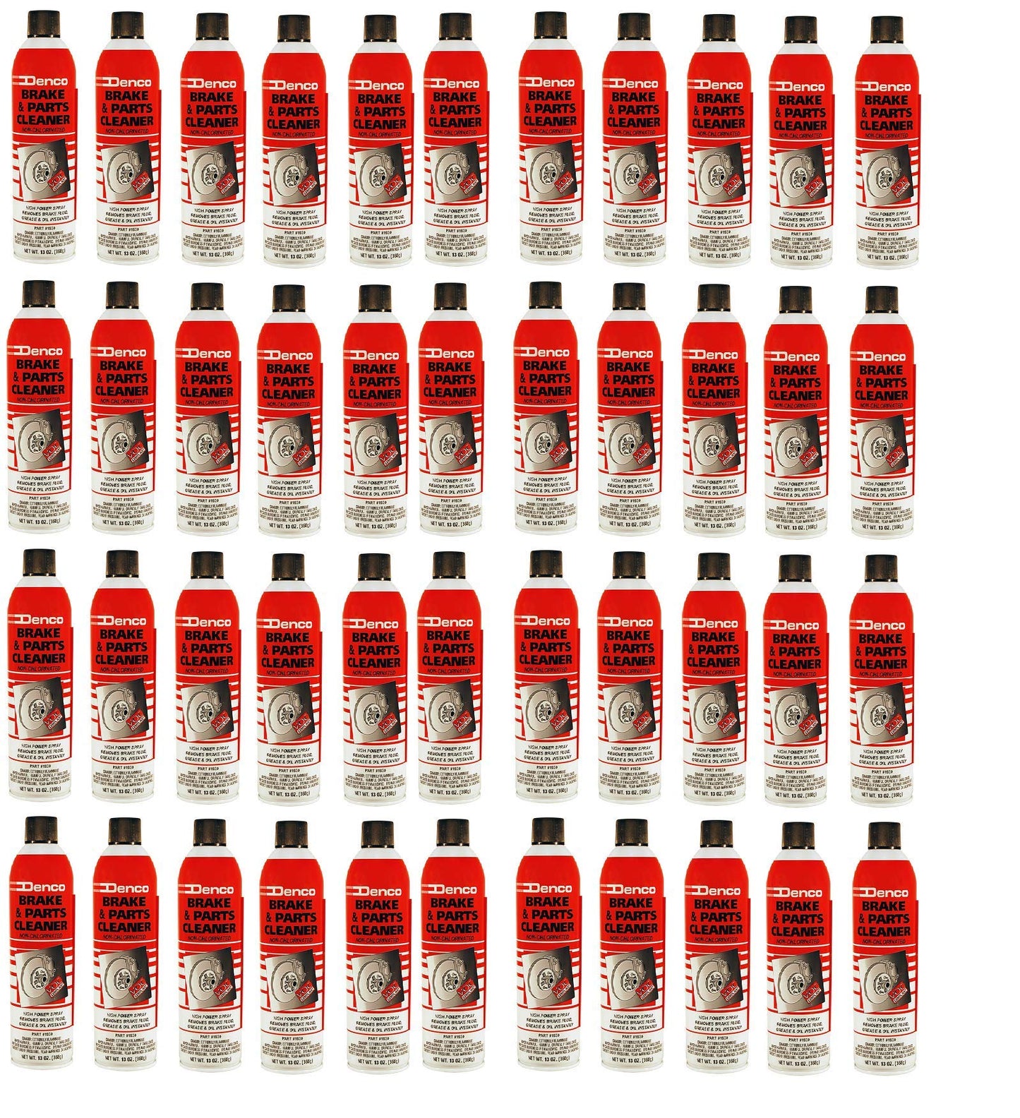 Denco #1930 Brake & Parts Cleaner Spray, Non-Chlorinated, Fast-Drying Degreaser, Low Odor Aerosol, 15.3oz (13oz net wt) (Case of 44)