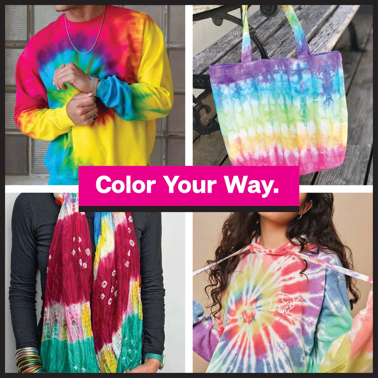 Tulip One-Step Tie-Dye Party Kit, Set of 123