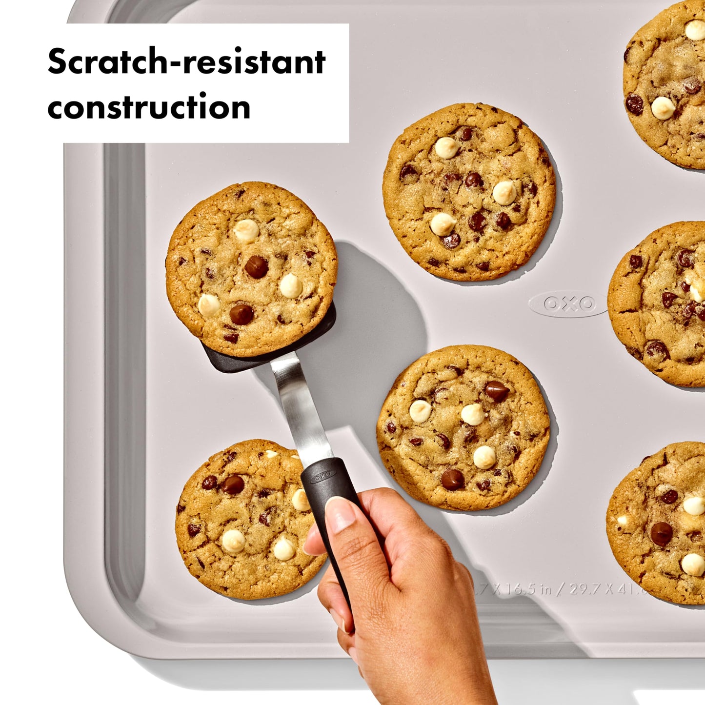 OXO Good Grips Non-Stick Pro Ceramic Coated Metal Bakeware 3-Piece Sheet Pan Set – Biscuit