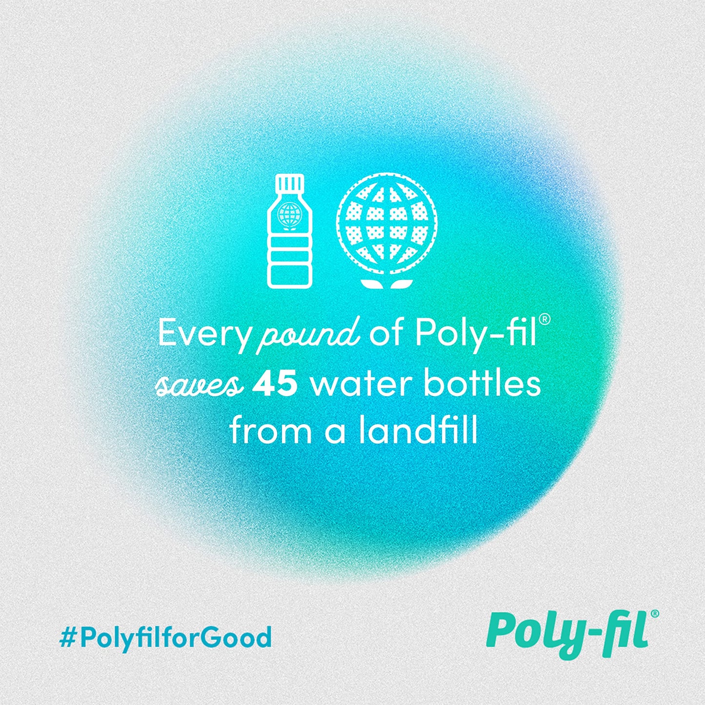 Poly-Fil Premium Polyester Fiber Fill by Fairfield, 50 oz bag