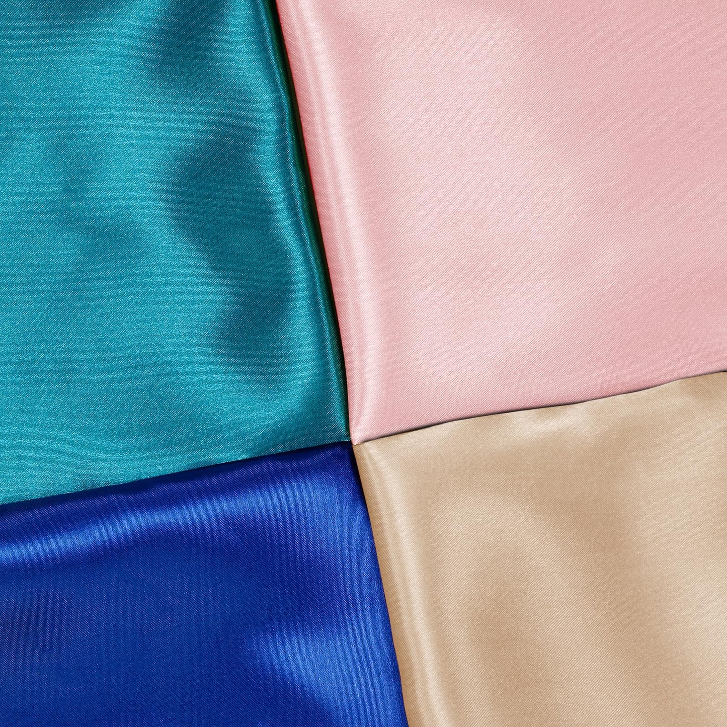 P Pothuiny 5 Yards x 55 Inch Wide Blush Pink Satin Fabric by The Yard, Silky Charmeuse Satin Fabric for Bridal Wedding Dress Decor DIY Apparel Crafts