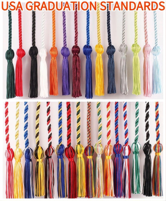 10 Pieces White Graduation Honor Cords for Graduation 2025,National Honors Society White Cords Bulk