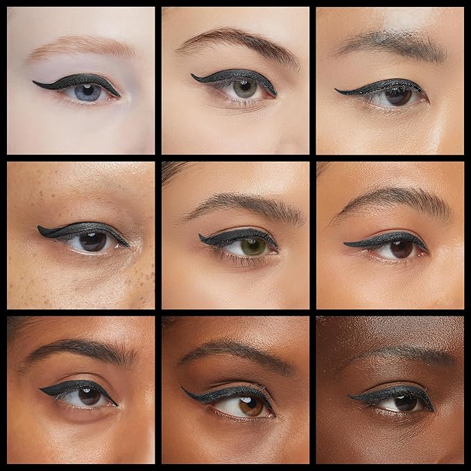 Luxillia Magnetic Eyeliner for Magnetic Eyelashes, Upgraded Strongest Hold, Most Natural Look, Waterproof, Smudge Proof Liquid Liner in Black