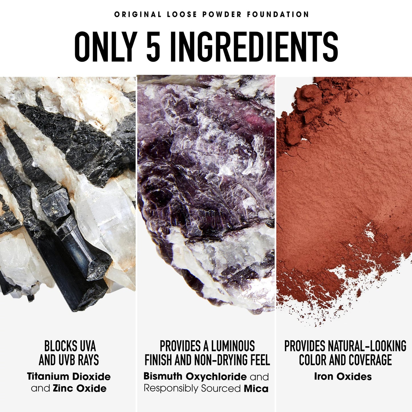 Original Loose Powder Foundation SPF 15, Fairly Light 03, Vegan, Cruelty-Free & Dermatologist-Tested