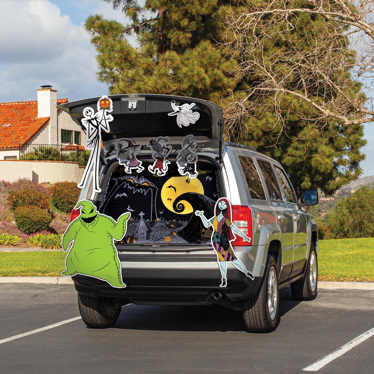Disney Nightmare Before Christmas Treat Your Trunk Kit, Official Disney Trunk or Treat Car Decoration Set