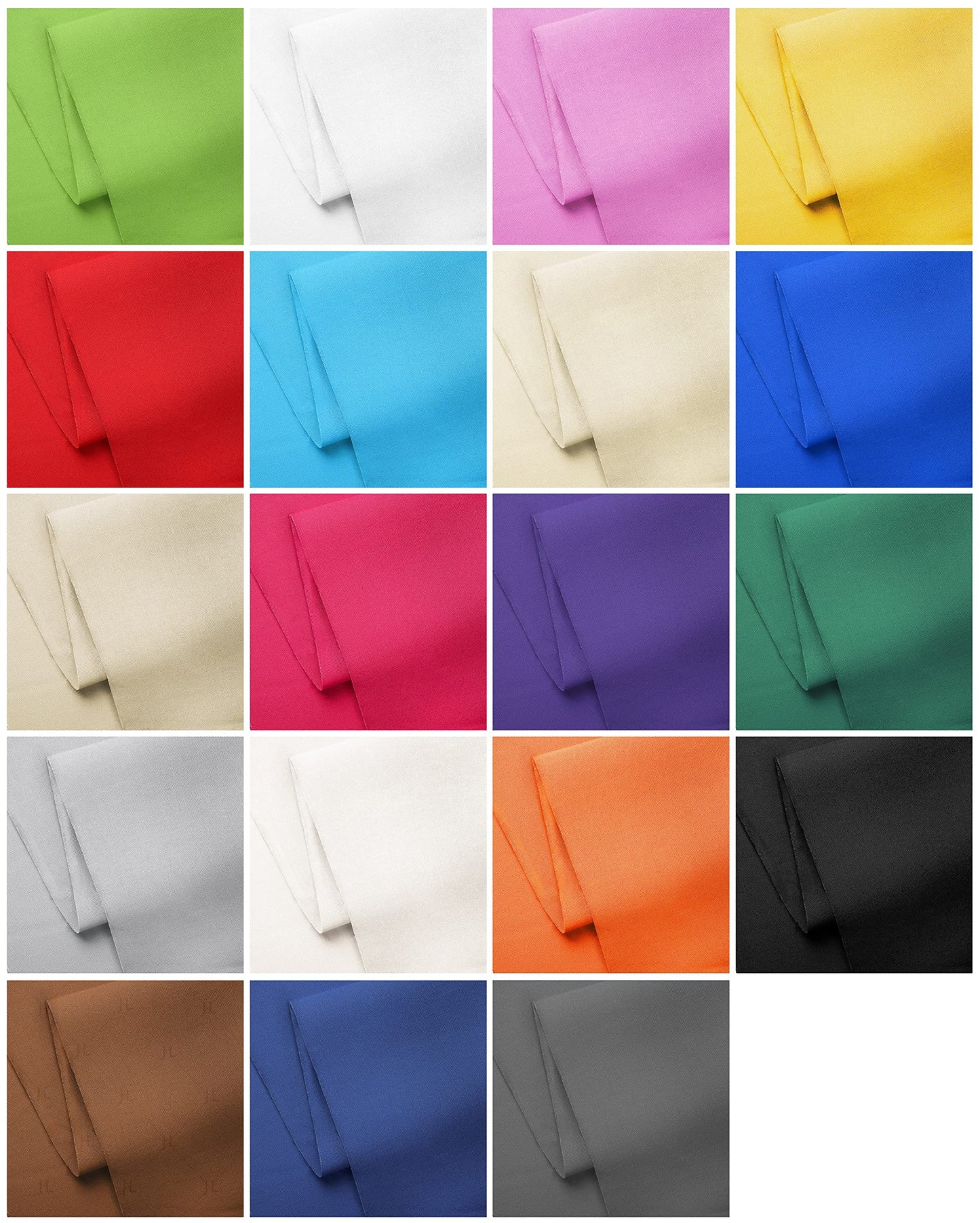 Craftido-19 Options-100% Cotton Fabric by The Yard in Solid Color 44”Wide by 3yd (9 ft) -Medium Weight 5.2 oz-Soft Cotton for Quilting, Sewing, Crafts, Binding, Backing and Lining - Orange