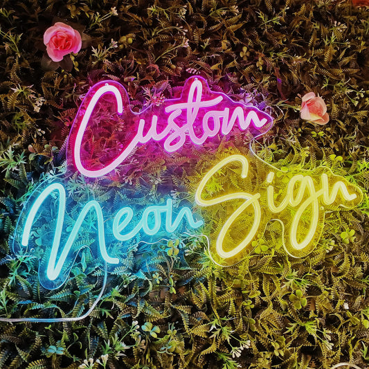 Custom Neon Sign,Neon Sign Customizable for Wall Decor,Birthday Gift, Gifts for girl,Girlfrend, christmas,Wedding,Party,Bar,Salon,Personalized Family Name ligh for Bedroom Decor