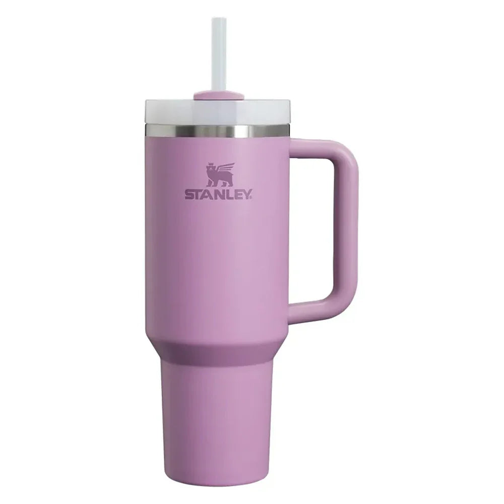 Purple Stanley Quencher 40oz Stainless Steel Vacuum Insulated Tumbler with Handle & Straw